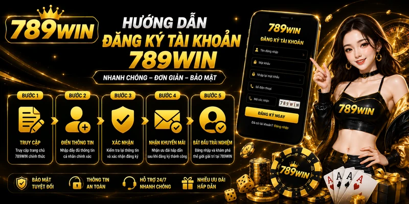 Hướng Dẫn Đăng Ký Tài Khoản 789WIN Nhanh Chóng